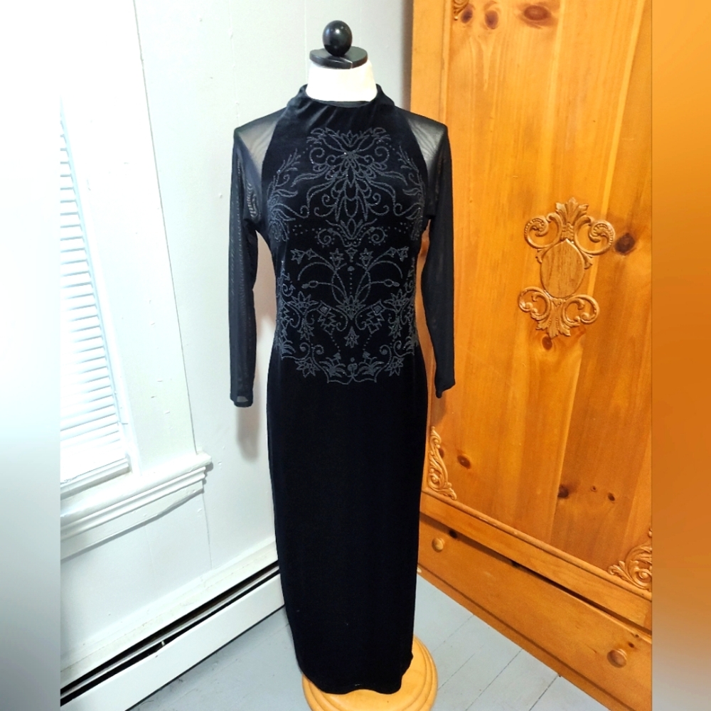 Velvet Goth dress